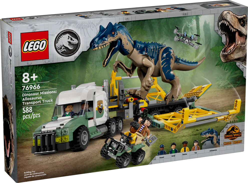 LEGO® Dinosaur Missions: Allosaurus Transport Truck 76966