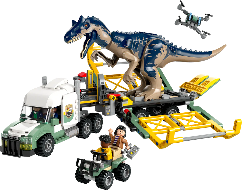 LEGO® Dinosaur Missions: Allosaurus Transport Truck 76966
