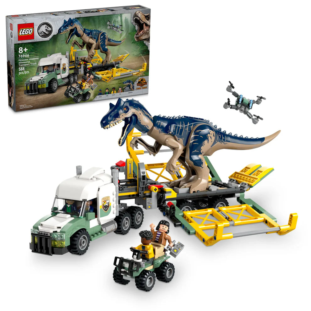 LEGO® Dinosaur Missions: Allosaurus Transport Truck 76966