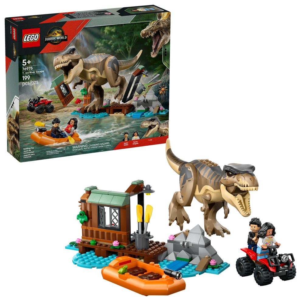 LEGO® Jurassic World T. rex River Escape 76975