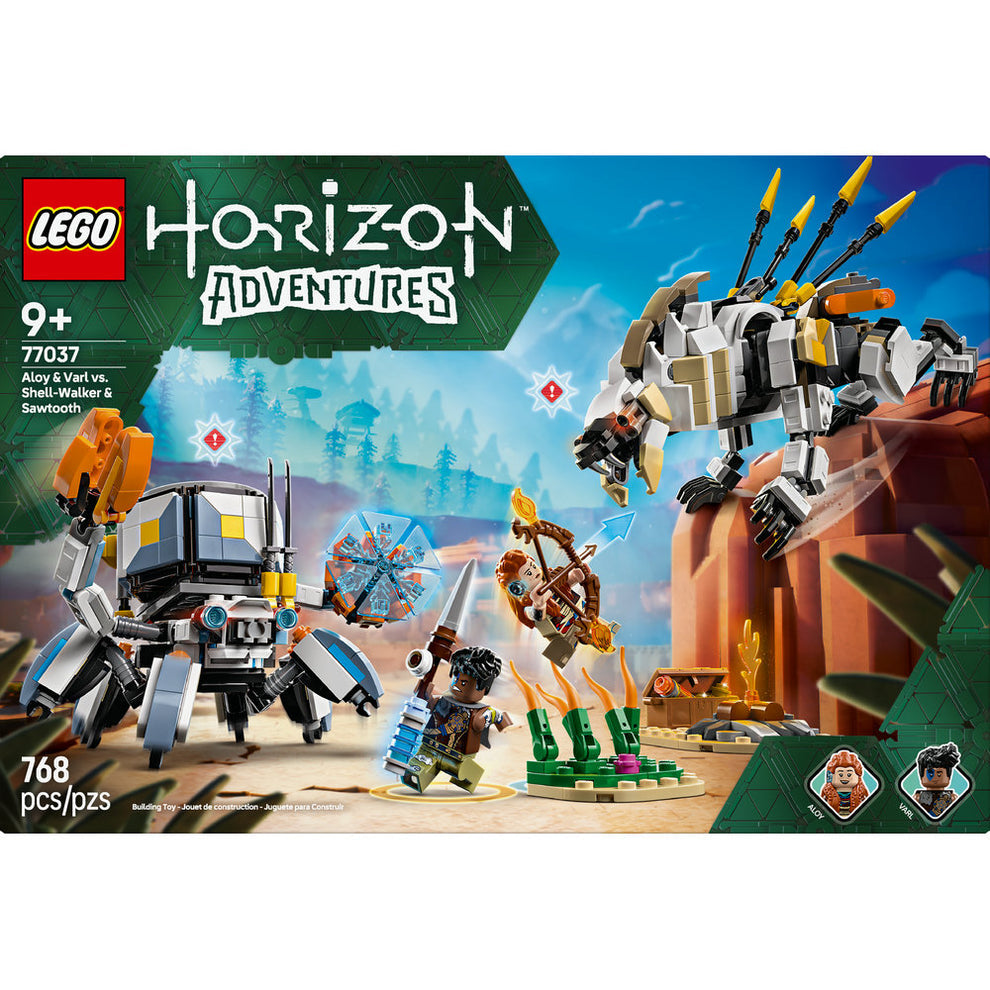 LEGO® Horizon Adventures™ Aloy & Varl vs. Shell-Walker & Sawtooth 77037