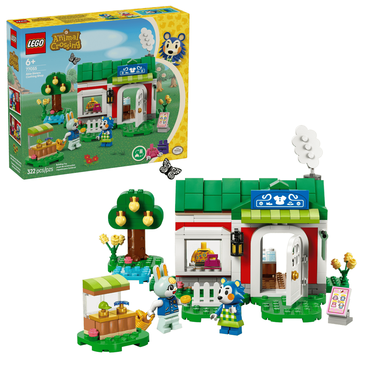LEGO® Animal Crossing™ Able Sisters Clothing Shop 77055 (Retired)