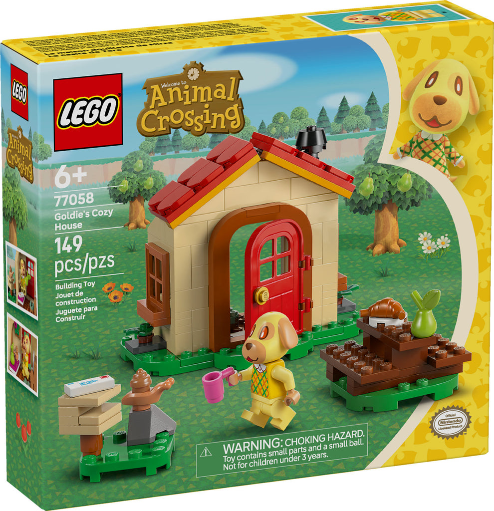 AVAILABLE NOW! LEGO® Animal Crossing™ Goldie's Cozy House 77058