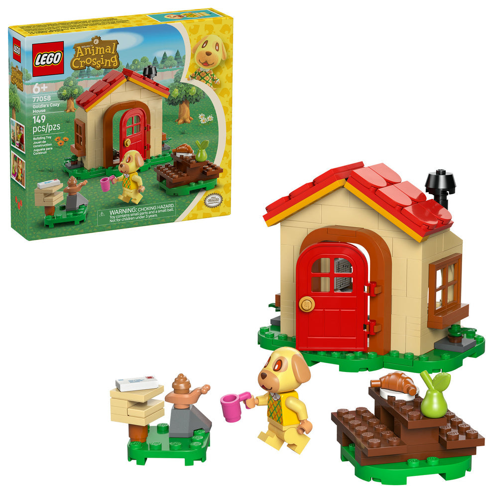 AVAILABLE NOW! LEGO® Animal Crossing™ Goldie's Cozy House 77058