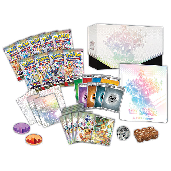 Pokemon TCG: Scarlet & Violet Prismatic Evolutions - Elite Trainer Box (Limit 1)