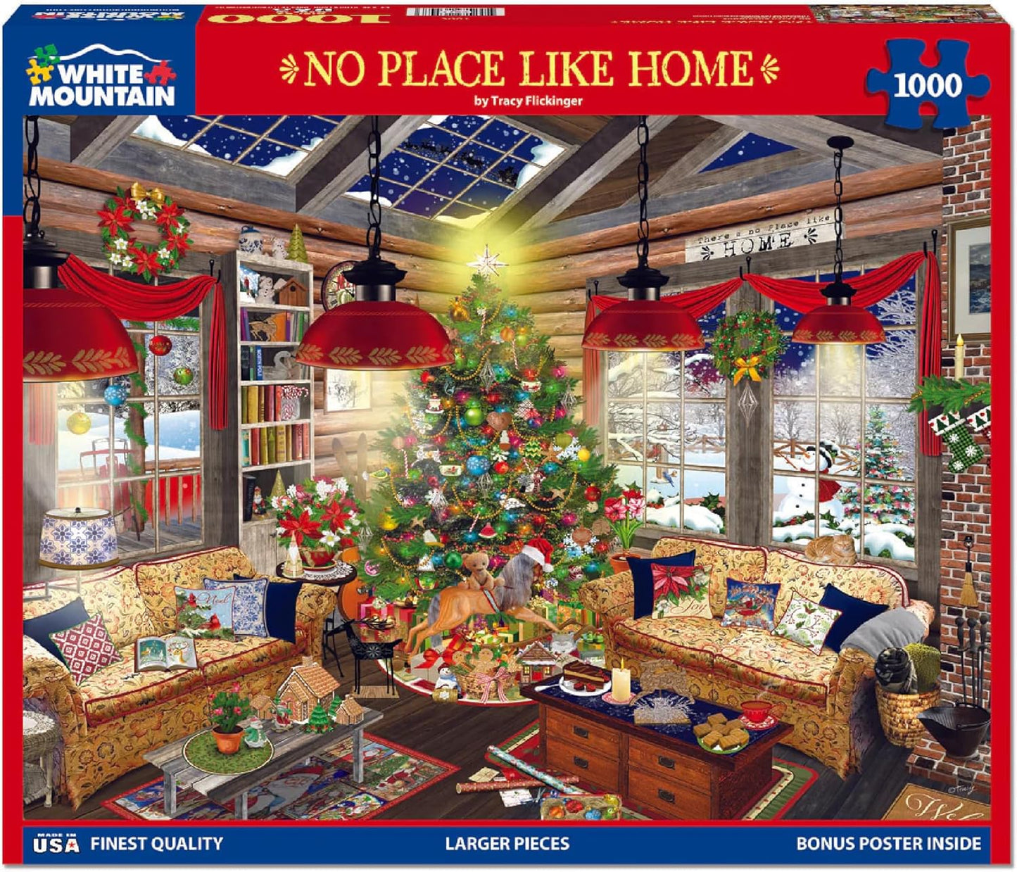 White Mountain No Place Like Home 1000 Pieces Puzzle