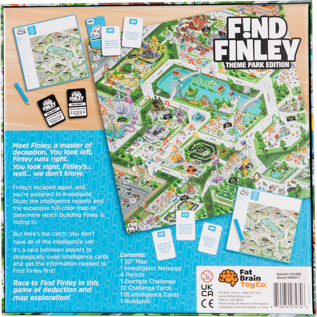 Find Finley: Deduction Game of Clues, Maps and Card Trading