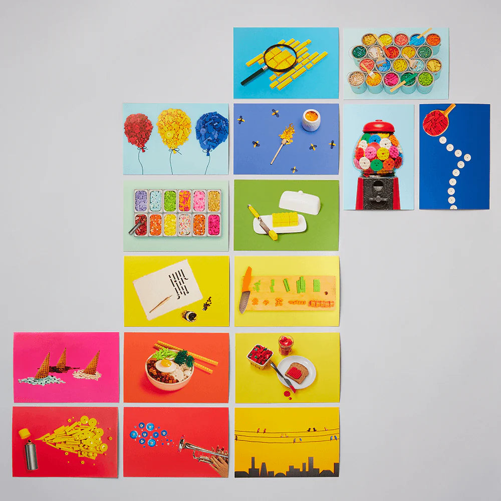 LEGO® Still Life with Bricks: 100 Collectable Postcards