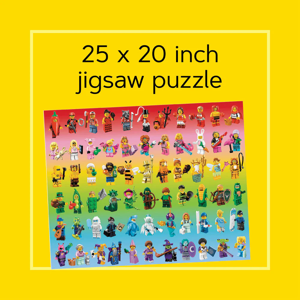 LEGO® Minifigure Rainbow 1000-Piece Puzzle