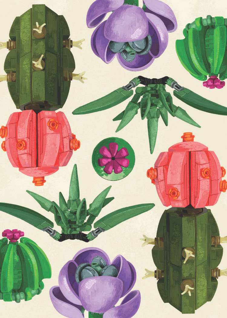 LEGO® Botanical Playing Cards