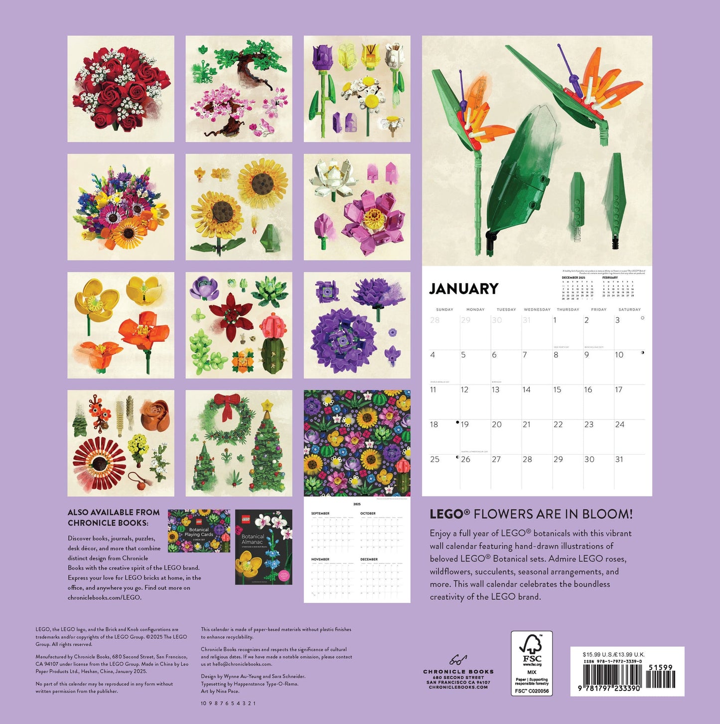 LEGO® 2026 Wall Calendar