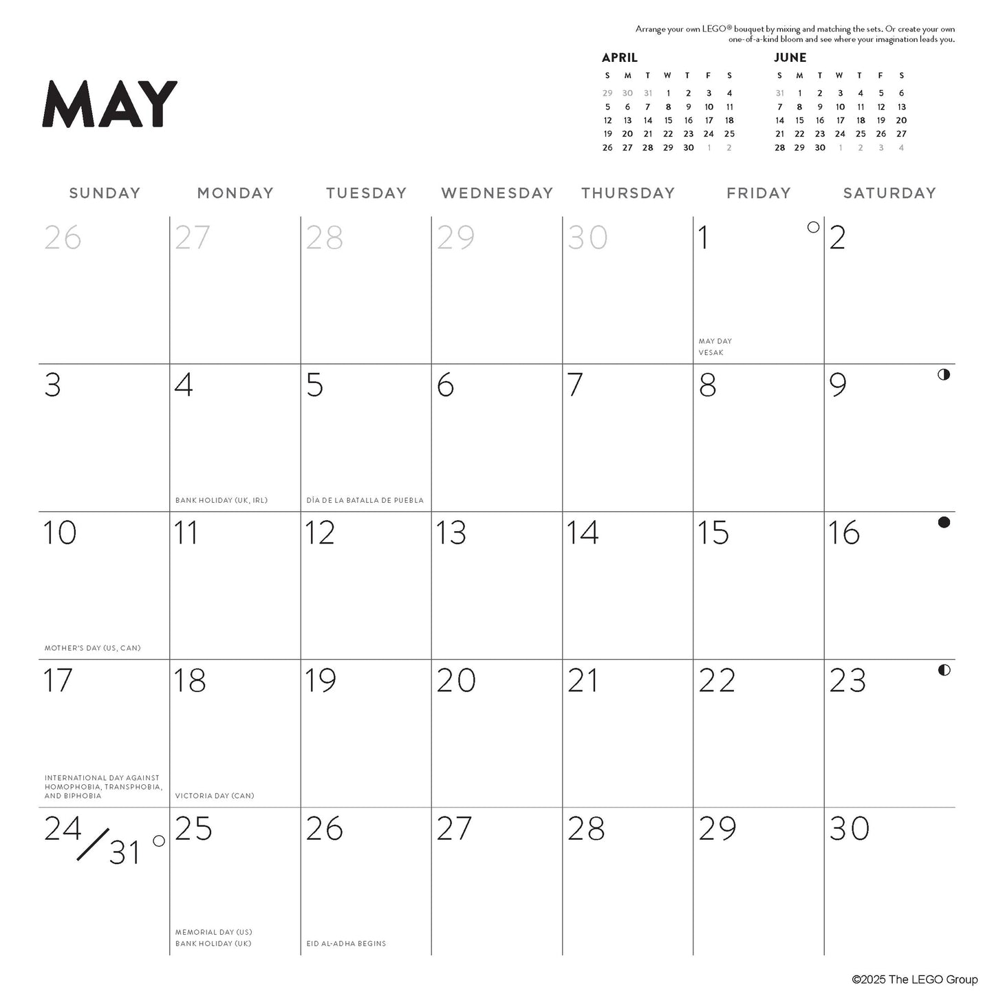 LEGO® 2026 Wall Calendar