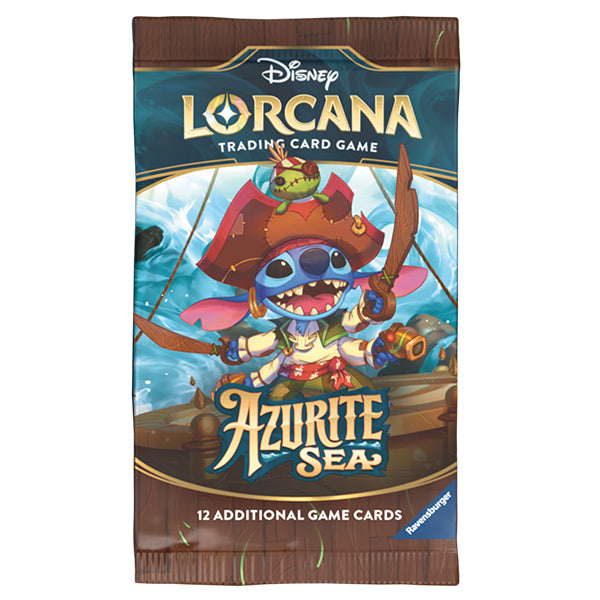 Disney Lorcana: Azurite Sea Booster Pack (One Random)