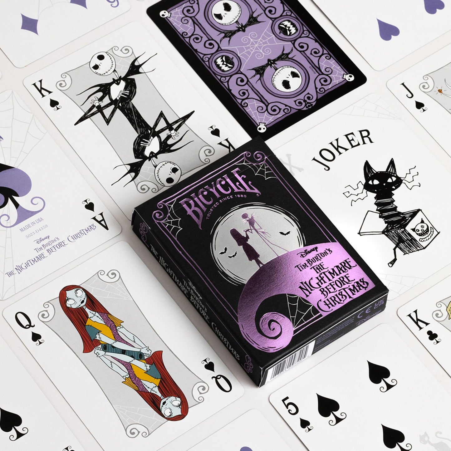 Disney Tim Burton's Nightmare Before Christmas Inspired Playing Cards by Bicycle