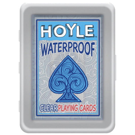 Hoyle Waterproof Clear Playing Cards
