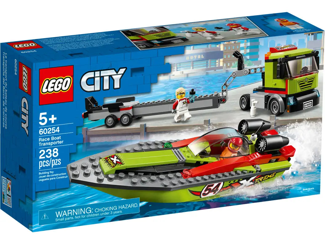 LEGO® City Race Boat Transporter 60254 (Retired)