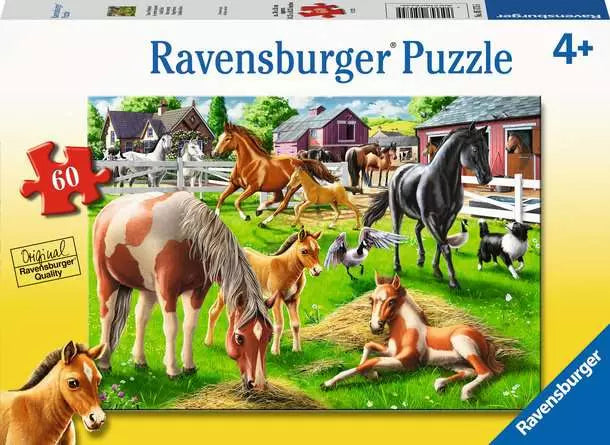Happy Horses 60 Piece Puzzle