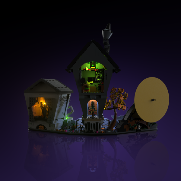 Light My Bricks 2.0 Light Kit for LEGO® Tim Burton's The Nightmare Before Christmas 21351