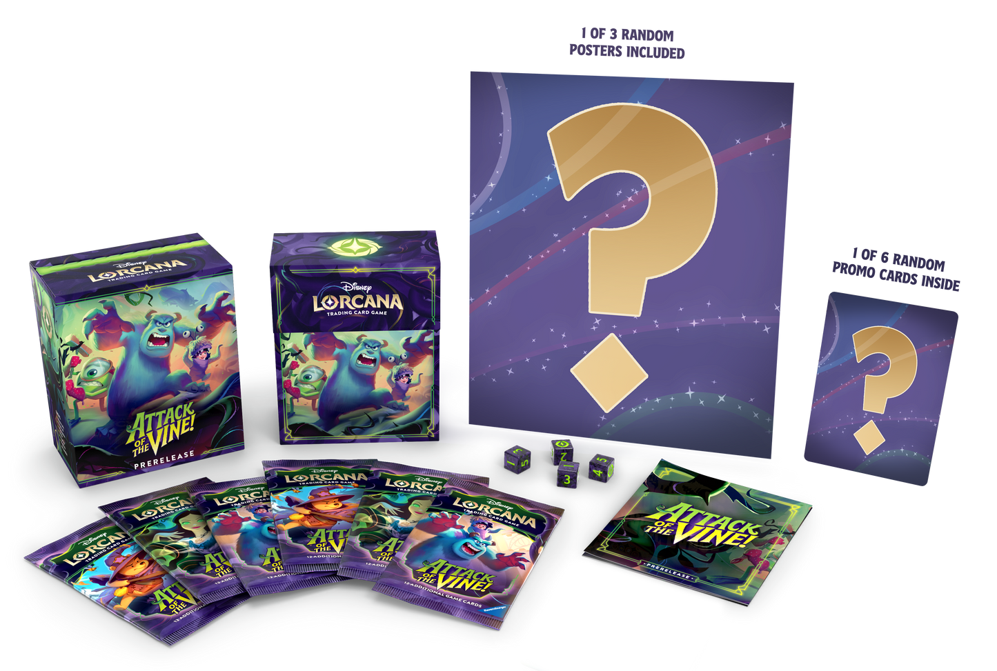 Disney Lorcana TCG: Attack of the Vine! Prerelease on July 17 2026