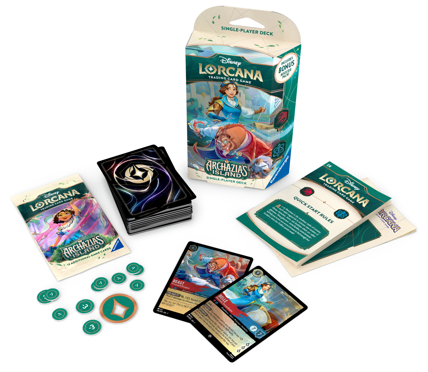 Disney Lorcana: Archazia's Island Starter Deck (One Random)