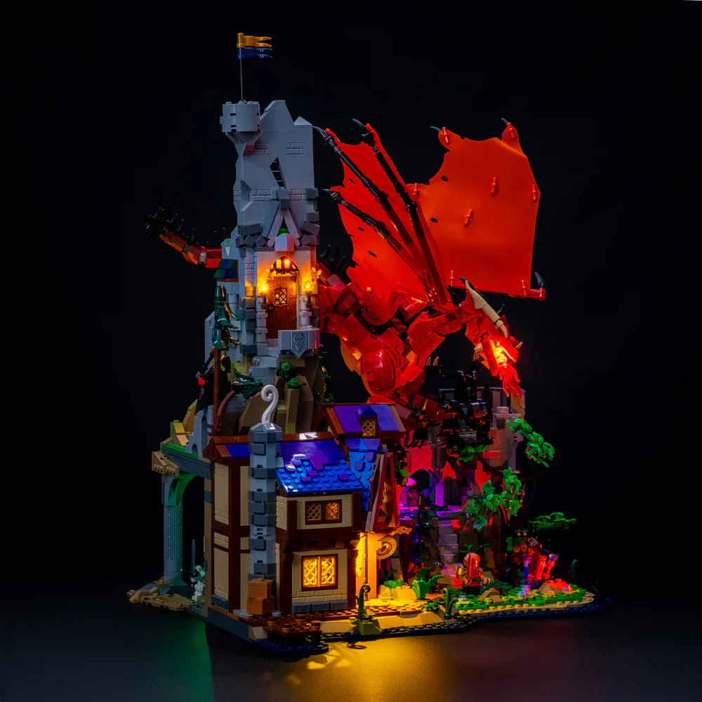 Light My Bricks Light Kit for LEGO® Dungeons & Dragons: Red Dragon's Tale 21348