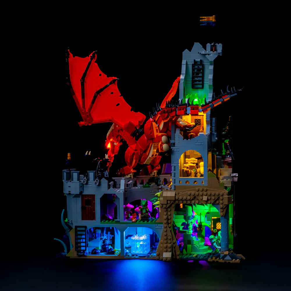 Light My Bricks Light Kit for LEGO® Dungeons & Dragons: Red Dragon's Tale 21348