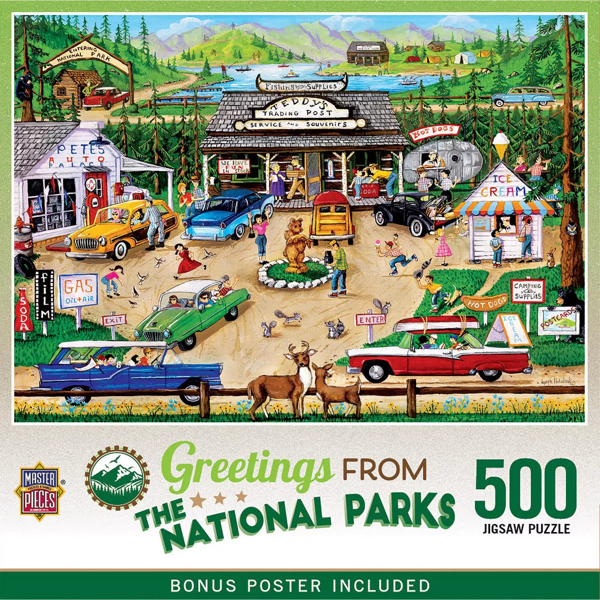 Greetings From The National Parks - 550 piece puzzle