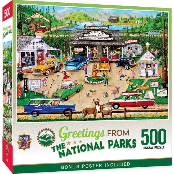 Greetings From The National Parks - 550 piece puzzle