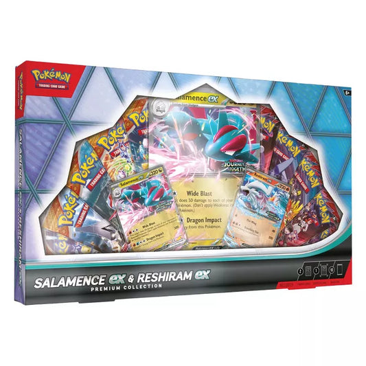 Pokémon TCG Salamence ex & Reshiram ex Premium Collection Box