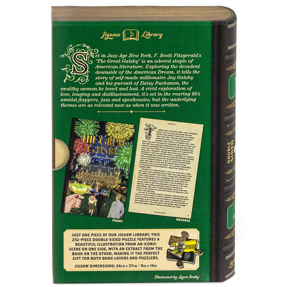 Professor Puzzle Jigsaw Library - The Great Gatsby, 252-Piece Puzzle