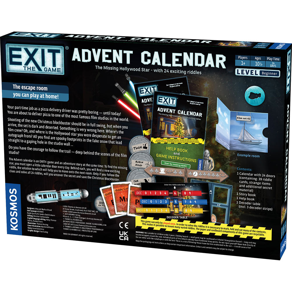 EXIT: The Game, Advent Calendar: The Missing Hollywood Star