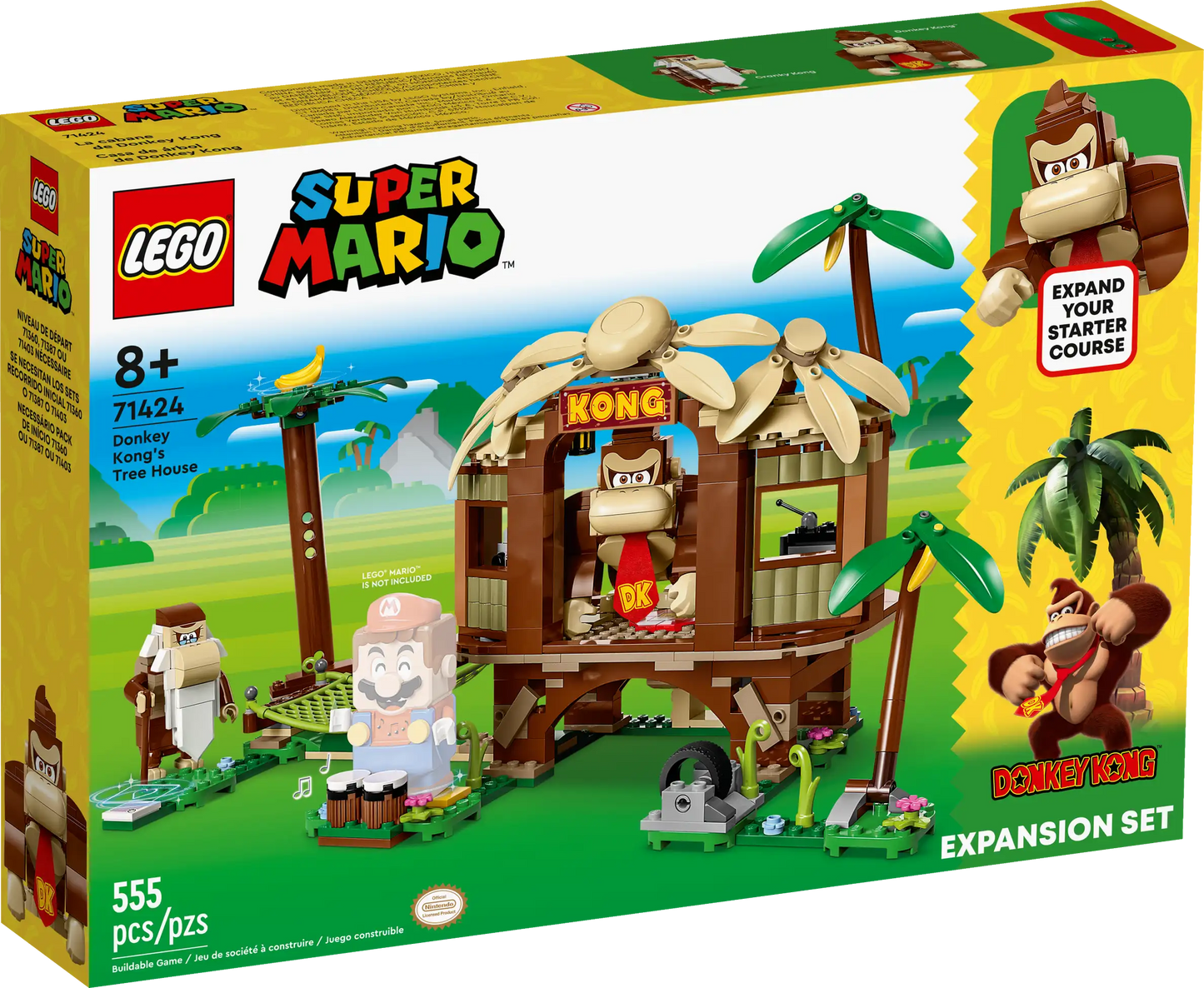 LEGO® Super Mario™ Donkey Kong’s Tree House Expansion Set 71424 (Retired)