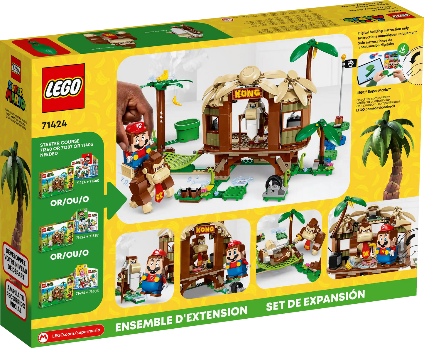 LEGO® Super Mario™ Donkey Kong’s Tree House Expansion Set 71424 (Retired)