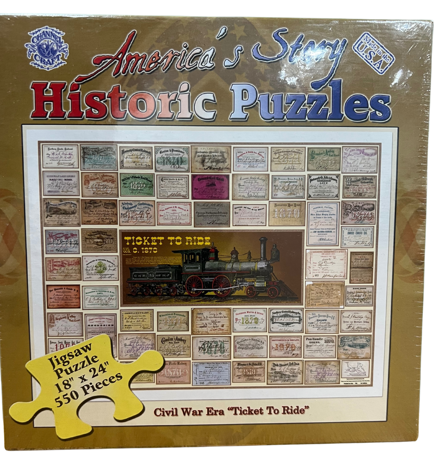 Civil War Era "Ticket To Ride" - 550 Piece Puzzle