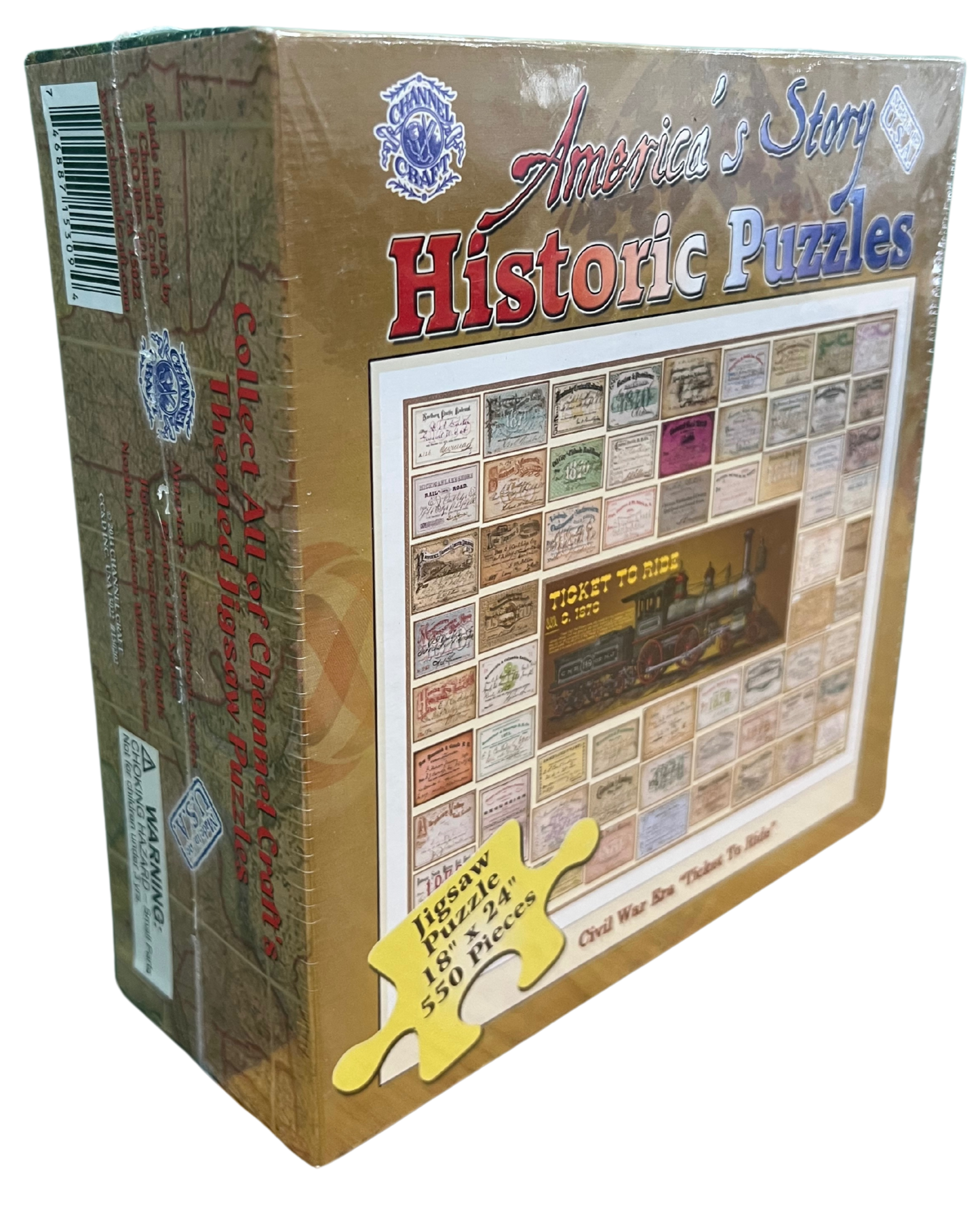 Civil War Era "Ticket To Ride" - 550 Piece Puzzle