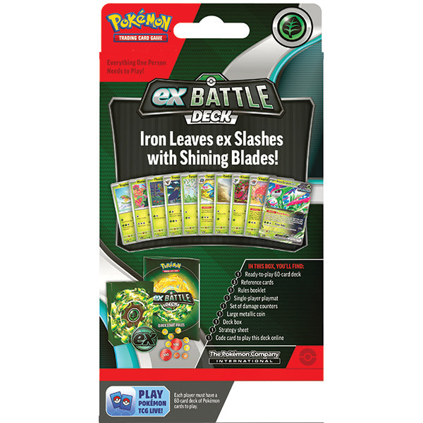 Pokemon TCG: Ex Battle Deck (Tapu Koko ex or Iron Leaves ex) One Random (limits in place - see description)