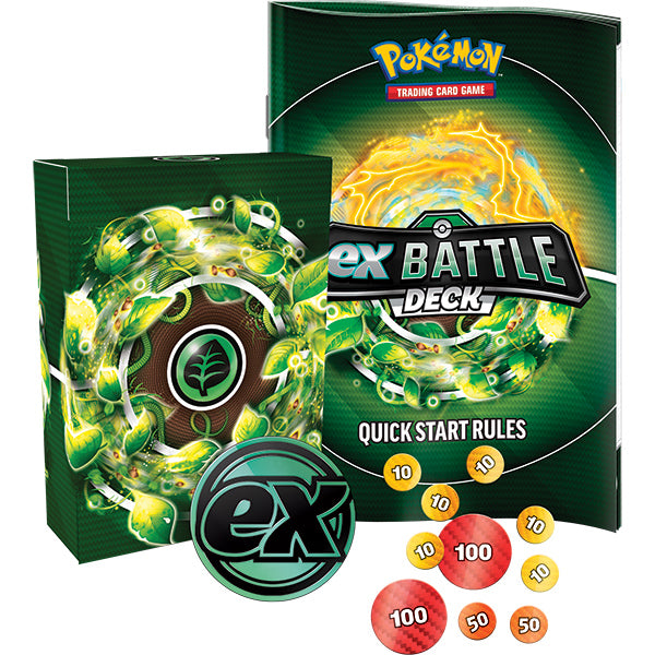 Pokemon TCG: Ex Battle Deck (Tapu Koko ex or Iron Leaves ex) One Random (limits in place - see description)