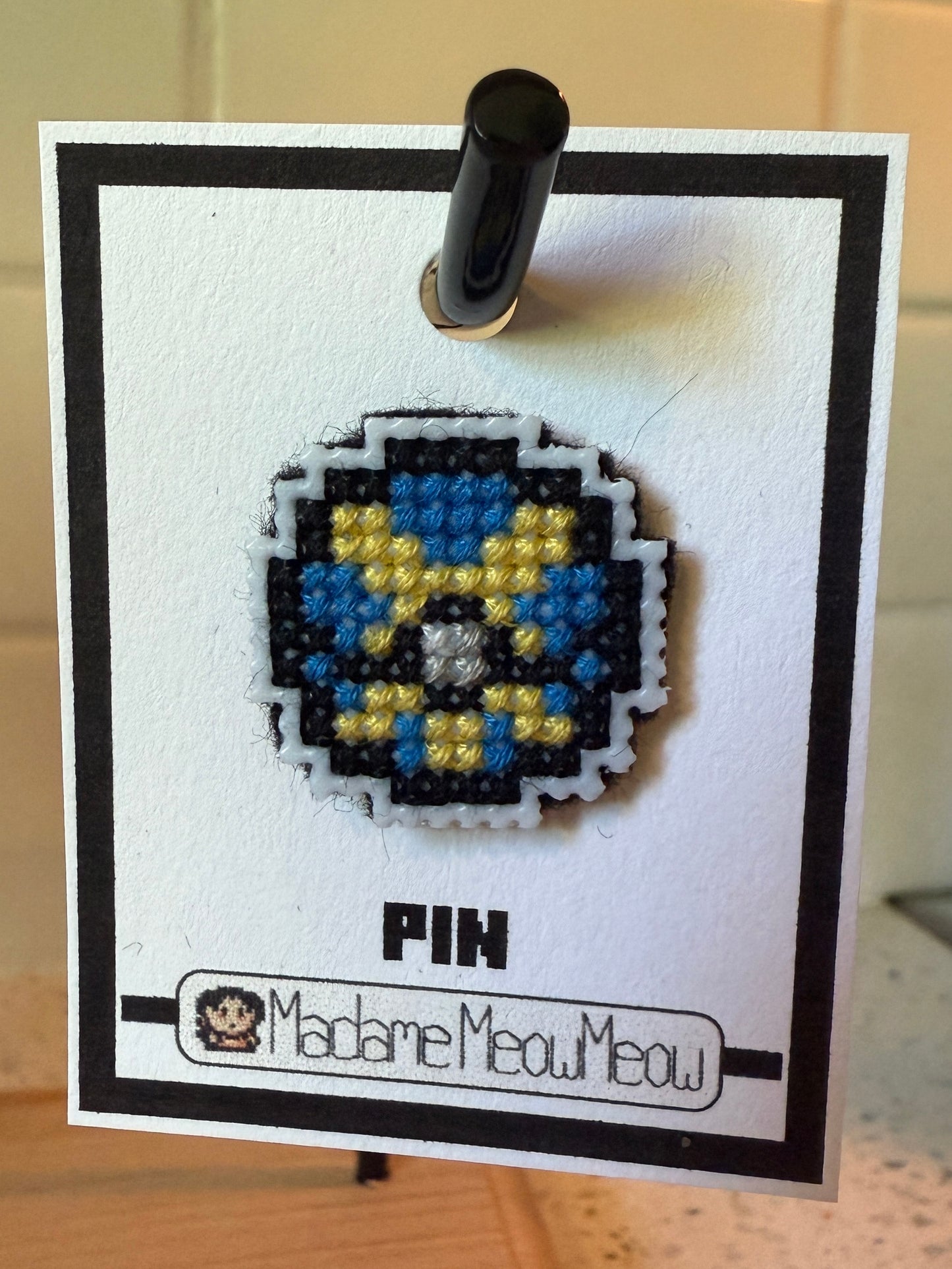 Madame MeowMeow's Cross-Stitch Pokémon Pins