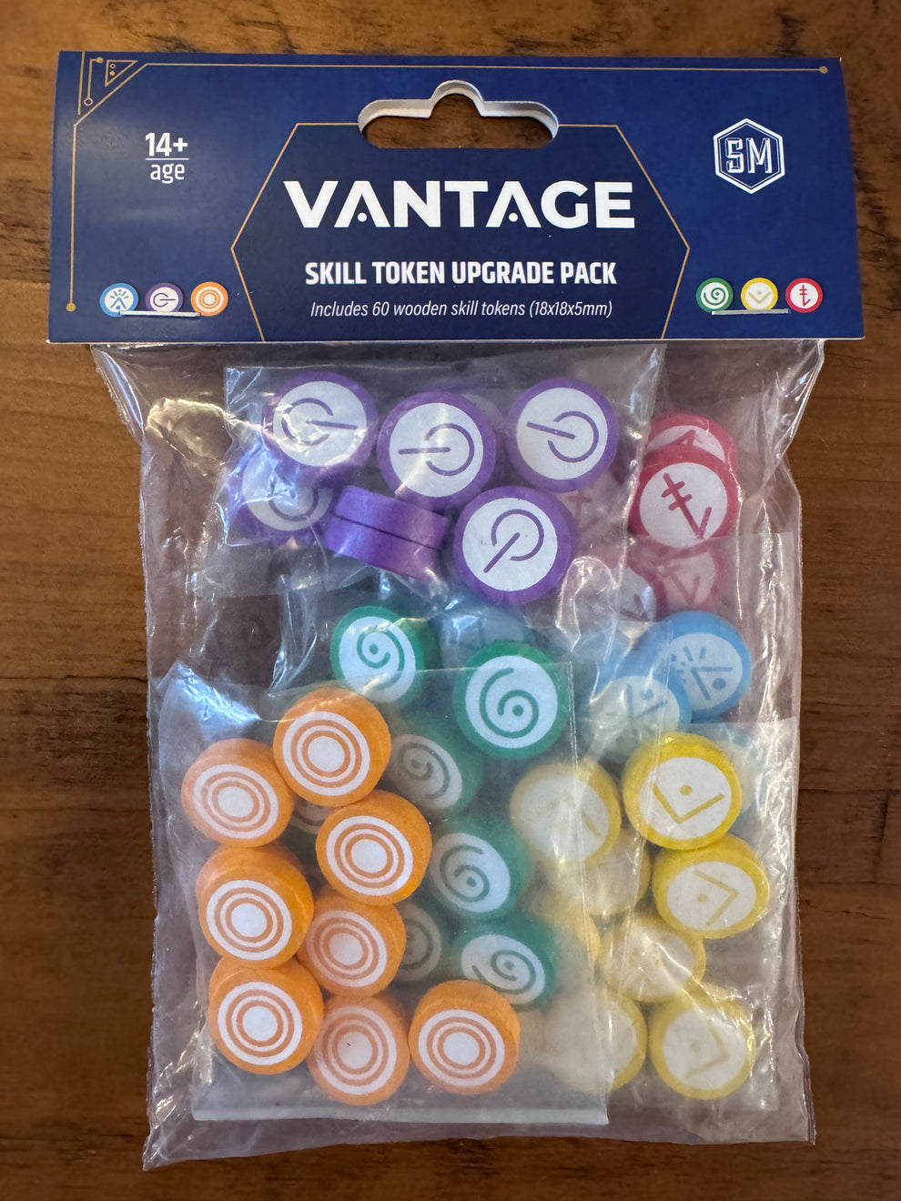 PREORDER: Stonemaier’s Vantage Wooden Skill Token Upgrade Pack