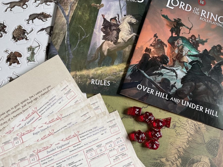The Lord of the Rings Roleplaying 5E: Starter Set – Over Hill & Under Hill