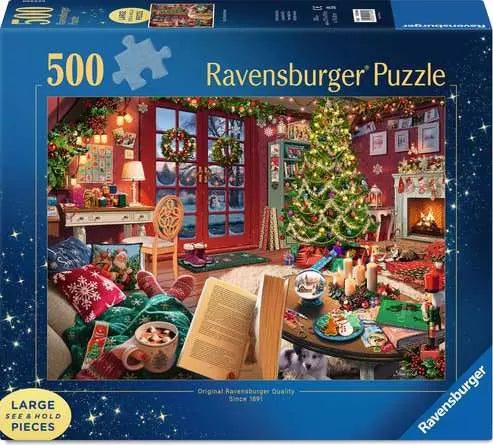 Ravensburger Jigsaw Puzzle Cozy Christmas Retreat - 500 Pieces Puzzle