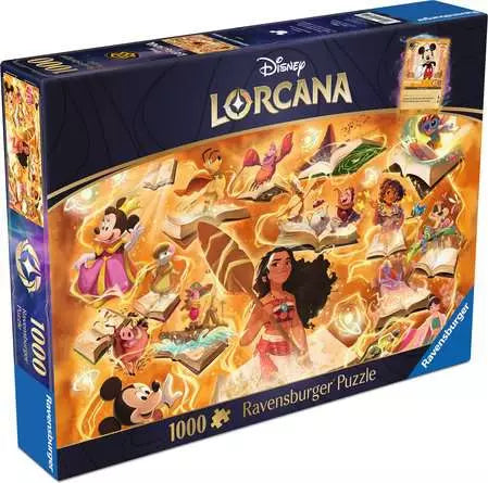 Ravensburger Jigsaw Puzzle Lorcana Glimmers of the Realm: Amber 1000 Pc - 1000 Pieces Puzzle