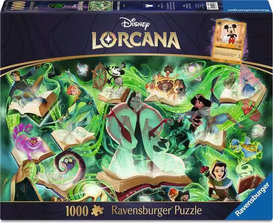 Ravensburger Jigsaw Puzzle Lorcana Glimmers of the Realm: Emerald 1000 Pc - 1000 Pieces Puzzle