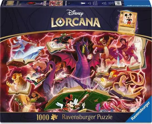 Ravensburger Jigsaw Puzzle Lorcana Glimmers of the Realm: Ruby 1000 Pc - 1000 Pieces Puzzle