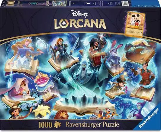 Ravensburger Jigsaw Puzzle Lorcana Glimmers of the Realm: Sapphire 1000 Pc - 1000 Pieces Puzzle
