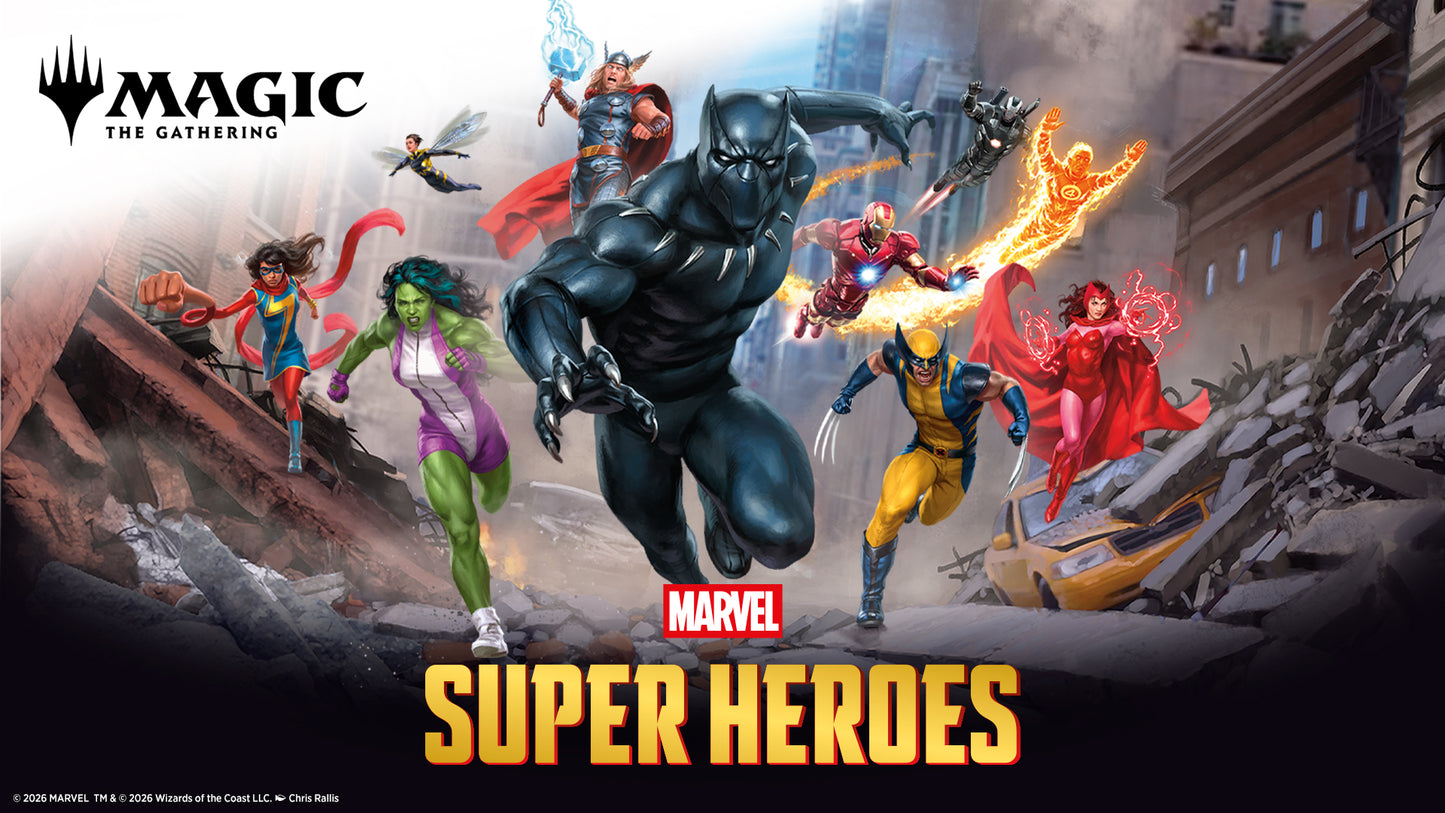 Magic: The Gathering Marvel Super Heroes Prerelease Event, June 25 @ 5:30p in Cary, IL
