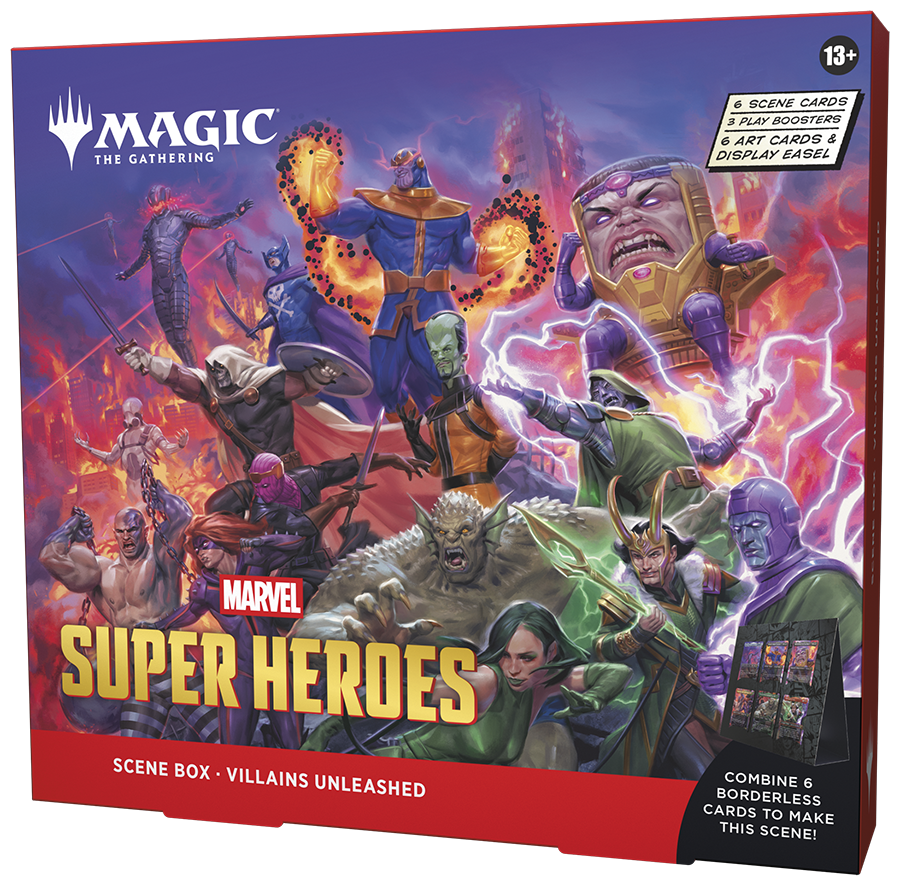 PREORDER GUARANTEED: Magic: The Gathering | Marvel Super Heroes Scene Box (pick one or both!) - LIMIT 1 CHOICE