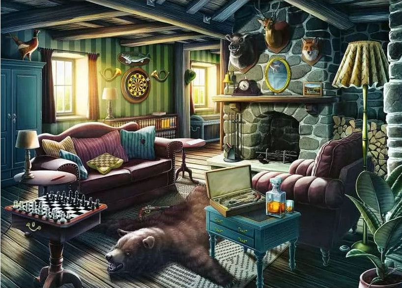 Puzzle x Crime: The Gift of Murder 408 Piece Puzzle