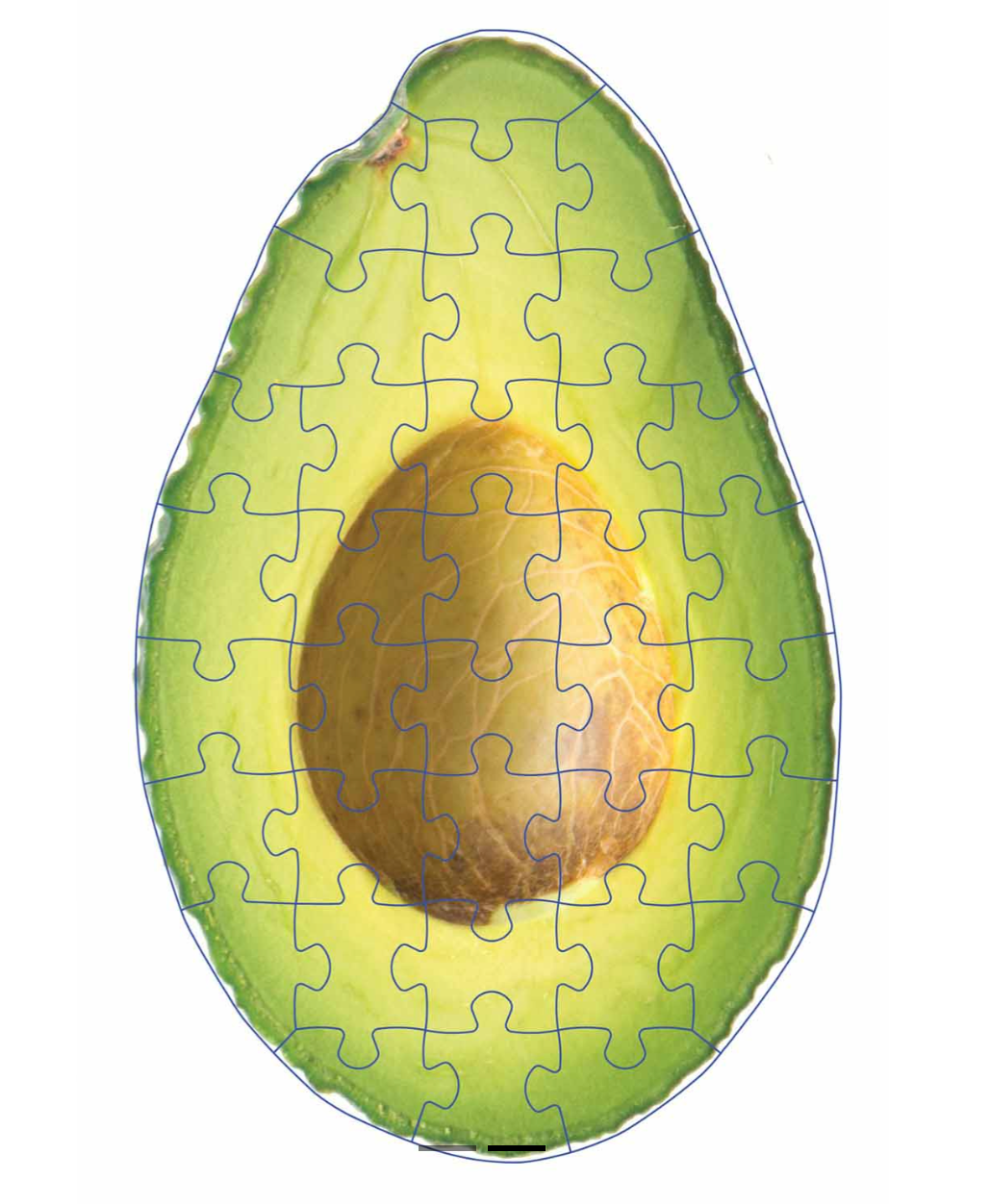 Avocado Jiggie Puzzle 35 Piece