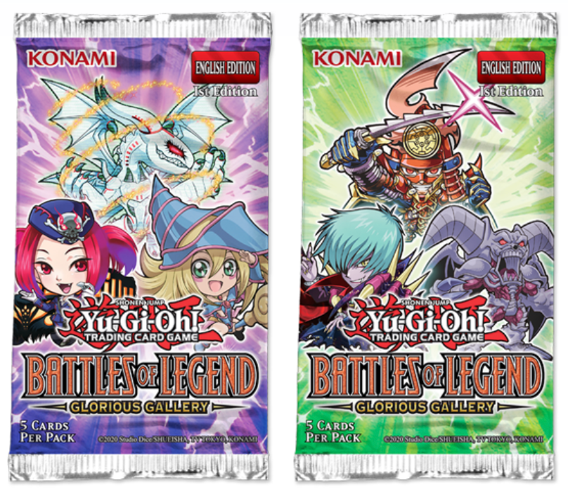 Yu-Gi-Oh! Battles of Legend: Glorious Gallery Booster Pack (1st Edition)